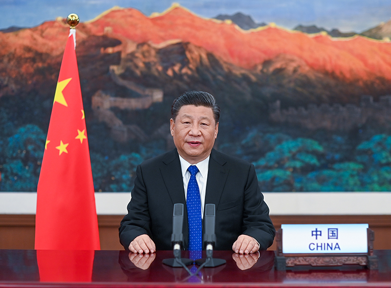 习近平主席致辞第73届世界卫生大会视频会议开幕式